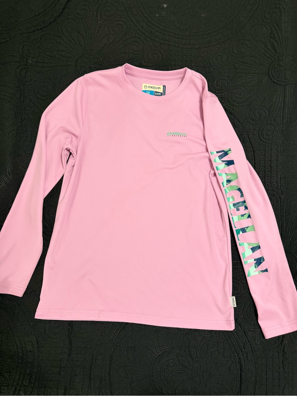Magellan Outdoors Pink Performance Fishing Tee Girls